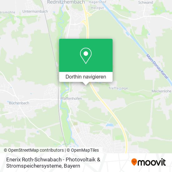 Enerix Roth-Schwabach - Photovoltaik & Stromspeichersysteme Karte