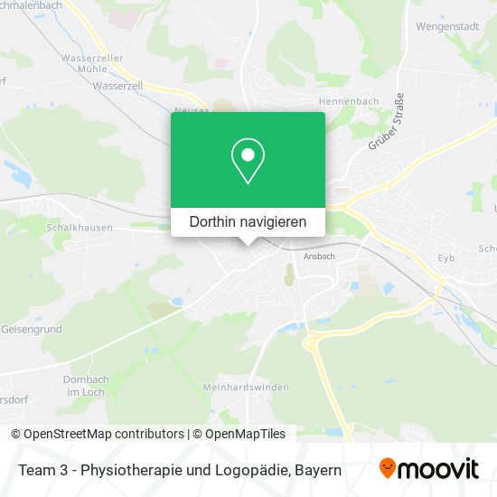 Team 3 - Physiotherapie und Logopädie Karte