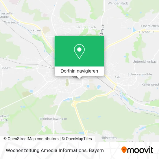 Wochenzeitung Amedia Informations Karte