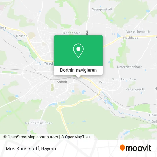 Mos Kunststoff Karte