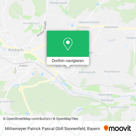 Mittemeyer Patrick Pascal GbR Sonnenfeld Karte