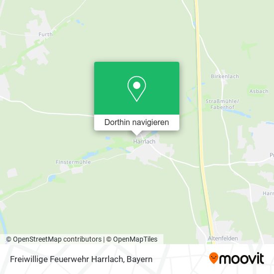 Freiwillige Feuerwehr Harrlach Karte