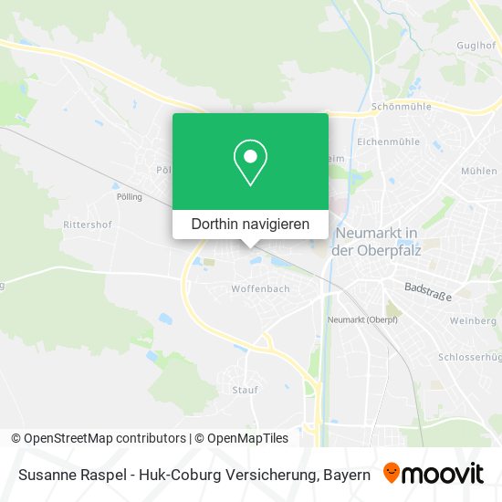 Susanne Raspel - Huk-Coburg Versicherung Karte