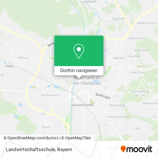 Landwirtschaftsschule Karte