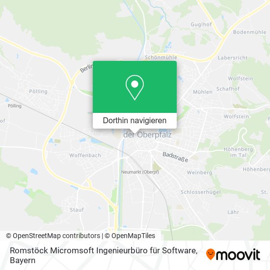 Romstöck Micromsoft Ingenieurbüro für Software Karte