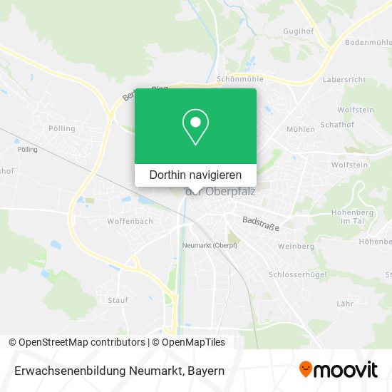 Erwachsenenbildung Neumarkt Karte