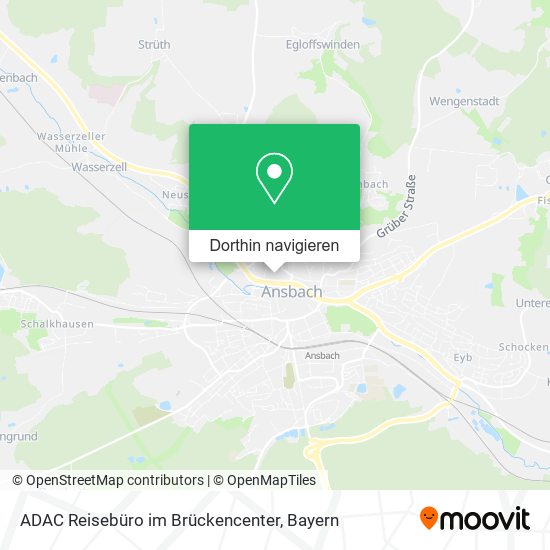 ADAC Reisebüro im Brückencenter Karte