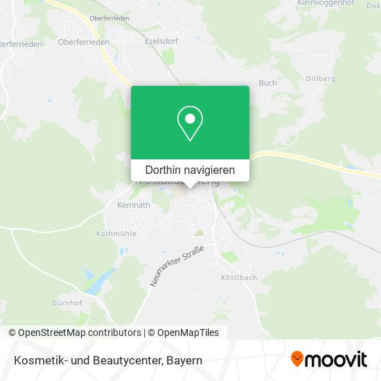 Kosmetik- und Beautycenter Karte