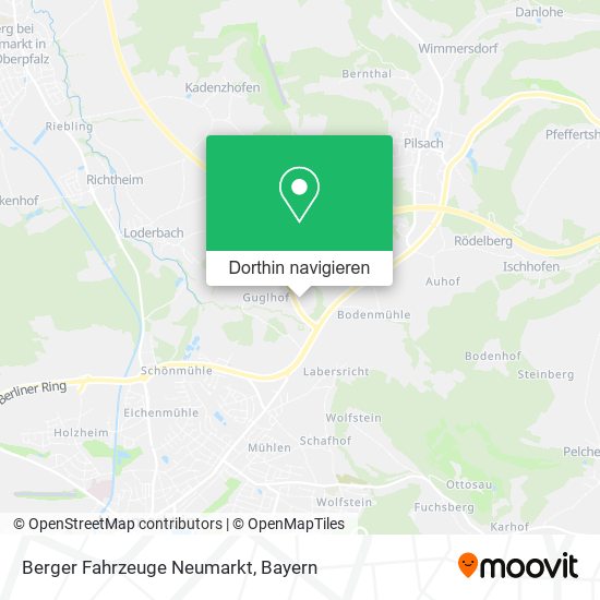 Berger Fahrzeuge Neumarkt Karte