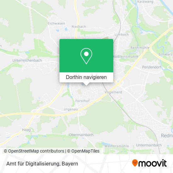Amt für Digitalisierung Karte