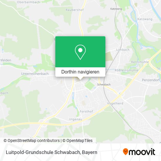 Luitpold-Grundschule Schwabach Karte