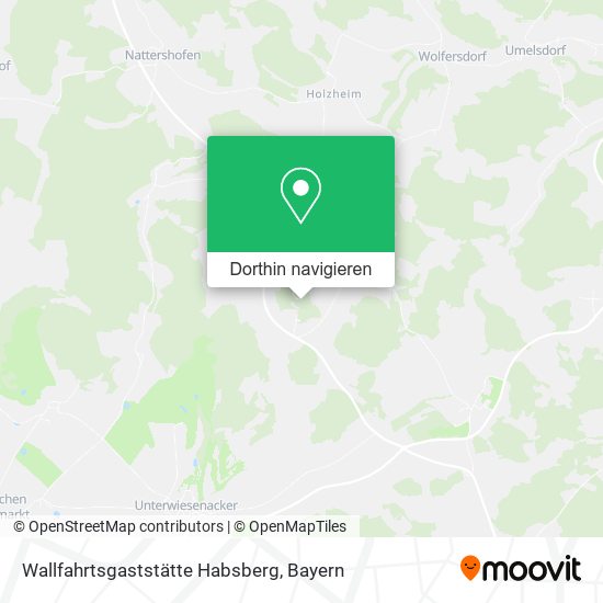 Wallfahrtsgaststätte Habsberg Karte