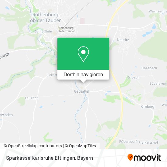 Sparkasse Karlsruhe Ettlingen Karte
