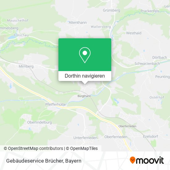 Gebäudeservice Brücher Karte