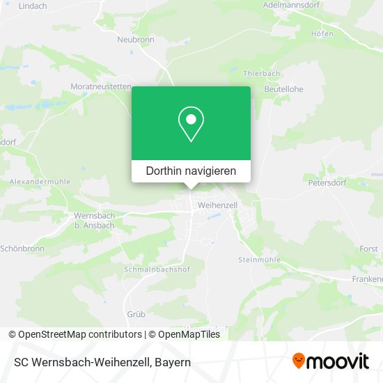 SC Wernsbach-Weihenzell Karte