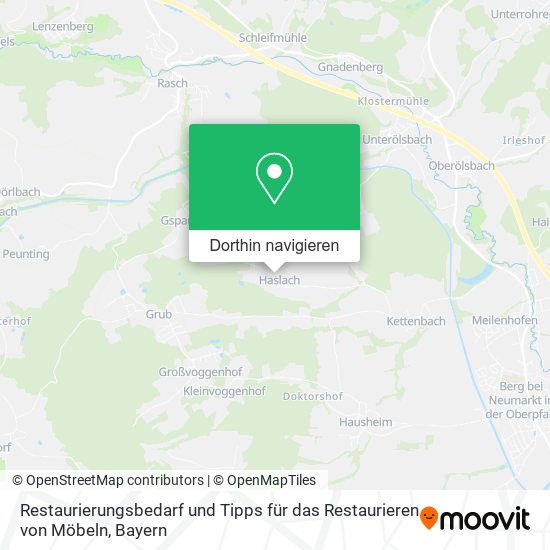 Restaurierungsbedarf und Tipps für das Restaurieren von Möbeln Karte