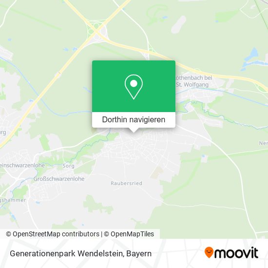 Generationenpark Wendelstein Karte