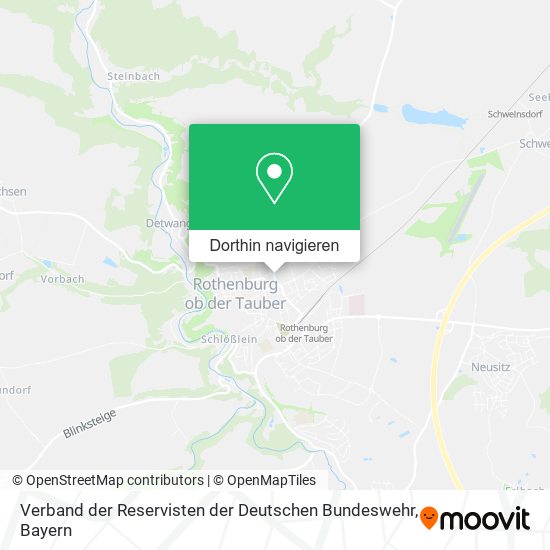 Verband der Reservisten der Deutschen Bundeswehr Karte