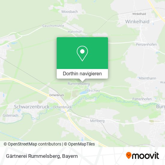 Gärtnerei Rummelsberg Karte