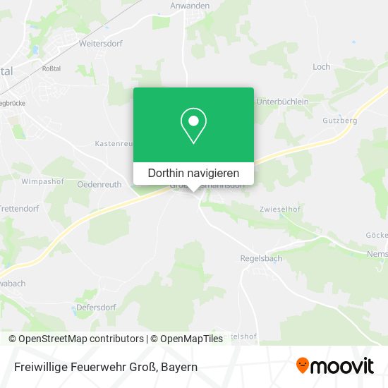 Freiwillige Feuerwehr Groß Karte