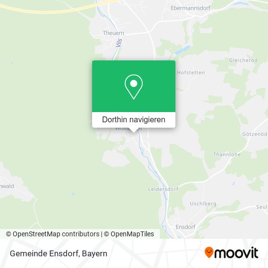 Gemeinde Ensdorf Karte