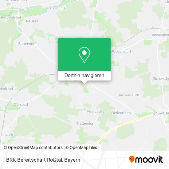 BRK Bereitschaft Roßtal Karte