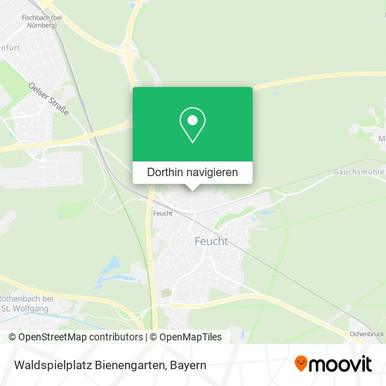 Waldspielplatz Bienengarten Karte