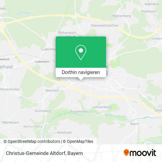 Christus-Gemeinde Altdorf Karte