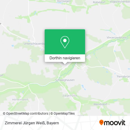 Zimmerei Jürgen Weiß Karte