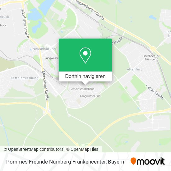 Pommes Freunde Nürnberg Frankencenter Karte