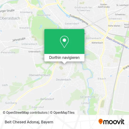 Beit Chesed Adonaj Karte