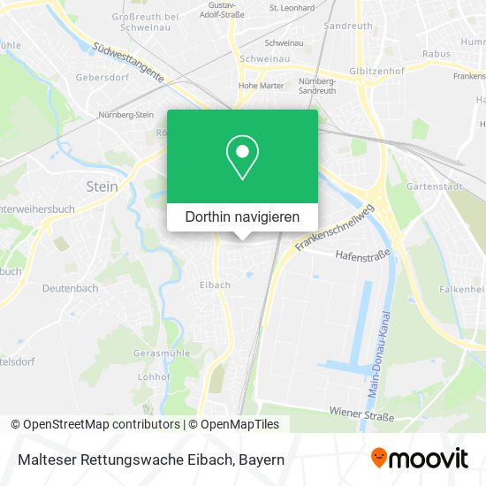 Malteser Rettungswache Eibach Karte