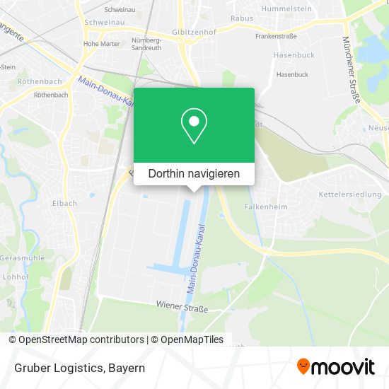 Gruber Logistics Karte