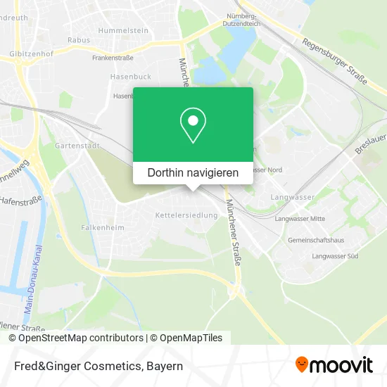 Fred&Ginger Cosmetics Karte