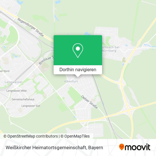 Weißkircher Heimatortsgemeinschaft Karte