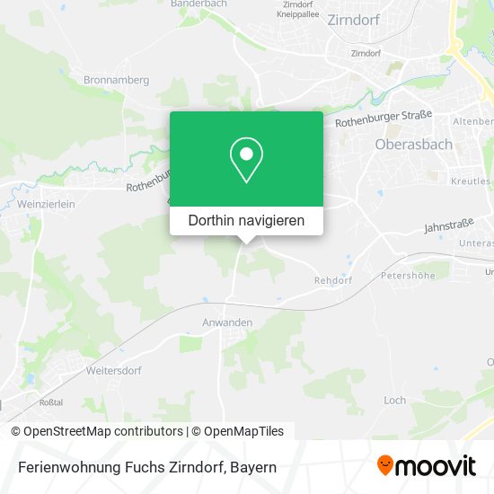 Ferienwohnung Fuchs Zirndorf Karte