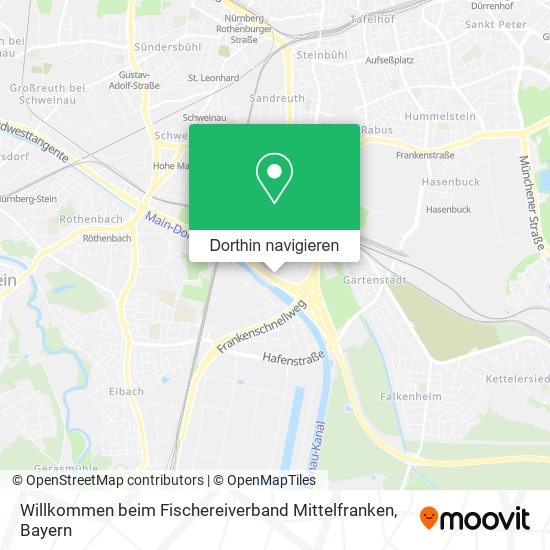 Willkommen beim Fischereiverband Mittelfranken Karte