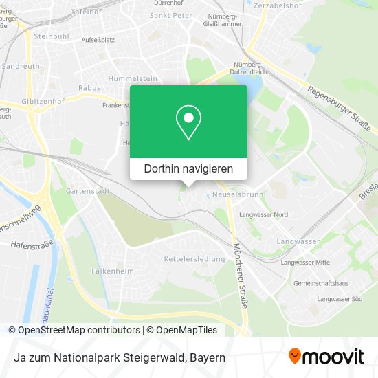 Ja zum Nationalpark Steigerwald Karte