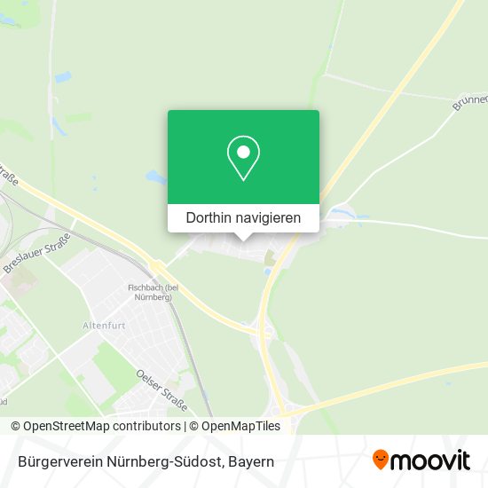 Bürgerverein Nürnberg-Südost Karte