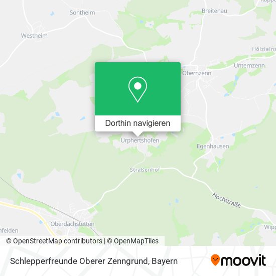 Schlepperfreunde Oberer Zenngrund Karte