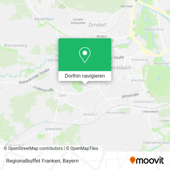 Regionalbuffet Franken Karte