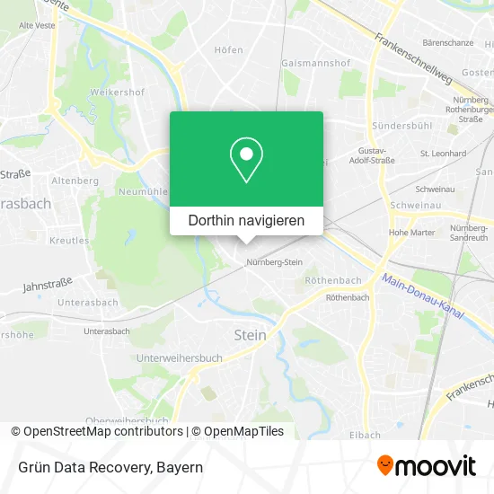 Grün Data Recovery Karte