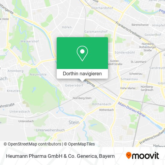 Heumann Pharma GmbH & Co. Generica Karte