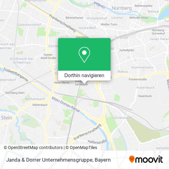 Janda & Dorrer Unternehmensgruppe Karte