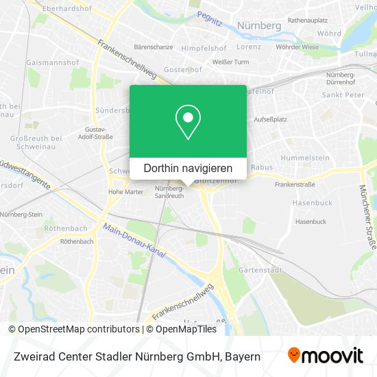 Zweirad Center Stadler Nürnberg GmbH Karte