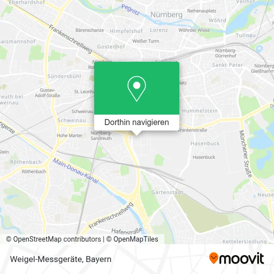 Weigel-Messgeräte Karte