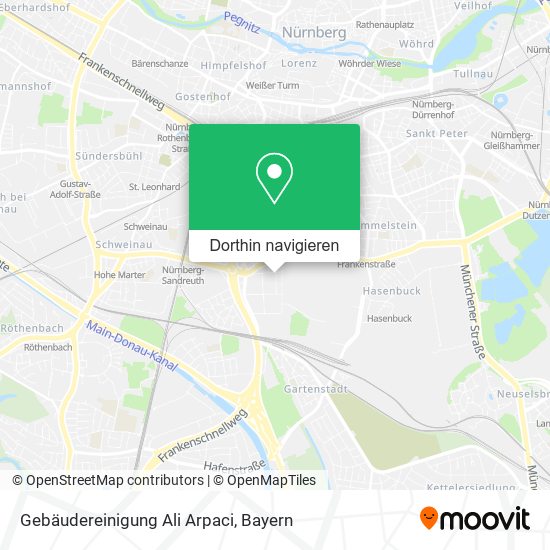 Gebäudereinigung Ali Arpaci Karte