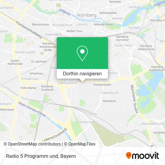 Radio 5 Programm und Karte