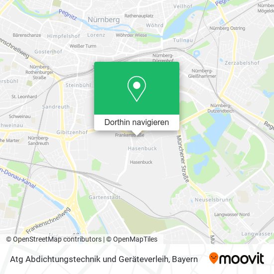 Atg Abdichtungstechnik und Geräteverleih Karte