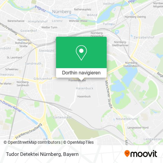 Tudor Detektei Nürnberg Karte